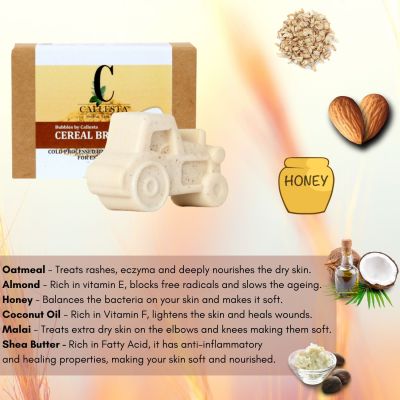 Callesta: Cereal Breakfast Handmade Soap For Kids - 100gm