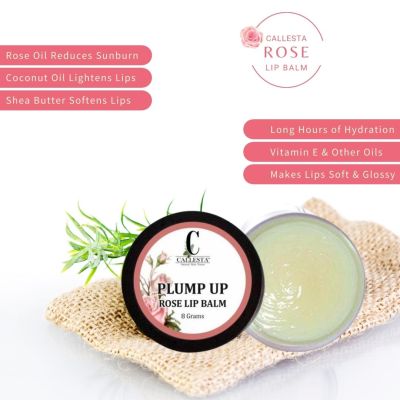 Callesta: Plump Up Rose Lip Balm - 8gm