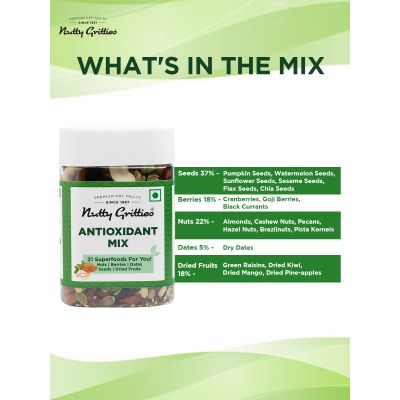 Nutty Gritties: Nutty Gritties Antioxidant Mix- 325g