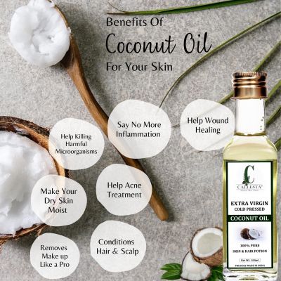 Callesta: Extra Virgin Cold Pressed Coconut Oil - 100ml
