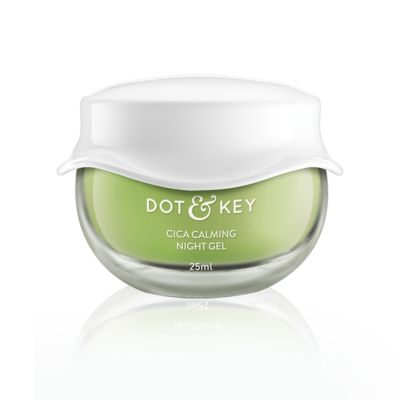 Dot & Key: Cica Niacinamide Night Gel with Tea Tree Oil - Fights Dark Spots & Acne for All Skin - 25ml