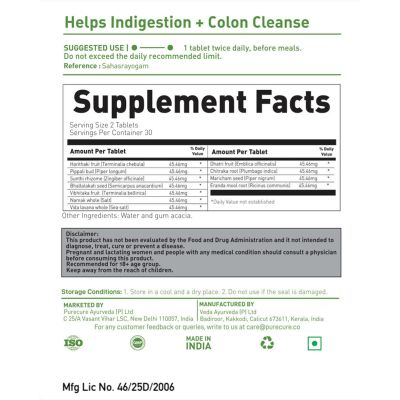 PURECURE+CO: Detox - 60 Tabs