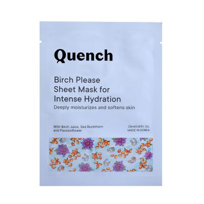 Quench Botanics: Birch Please Sheet Mask - 25ml
