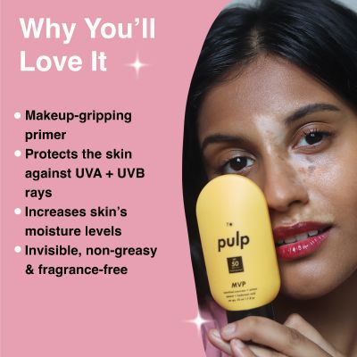 Pulp: MVP Daily Sunscreen + Primer 50 SPF - 50 ml