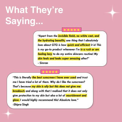 Pulp: GTG Daily Moisturizer + Sunscreen 40 SPF - 50 ml