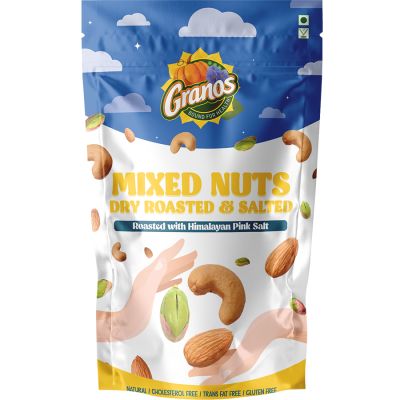 Granos: Mixed Nuts Dry Roasted & Salted - 100 gm