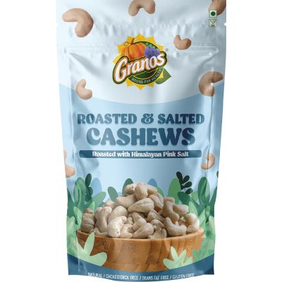 Granos: Roasted & Salted Cashews - 100 gm