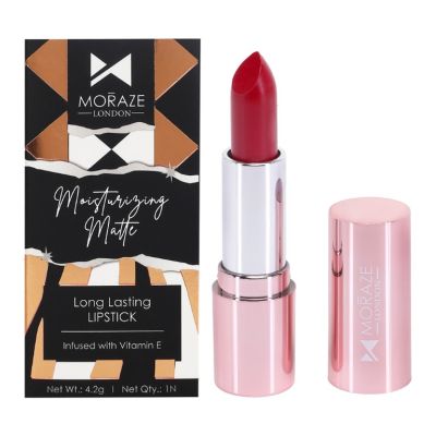 Moraze London: Moisturizing Matte Lipstick, Sass Overloaded - 4.2gm