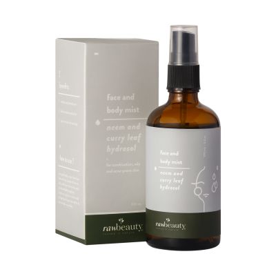 Raw Beauty Wellness: Neem & Curry Leaf Hydrosol Face and Body Mist - 100 ml