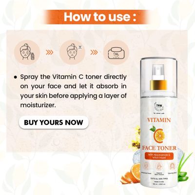 TNW - The Natural Wash: Vitamin C Toner (Minimizes Pores & Improves Skin's Texture)- 100ml