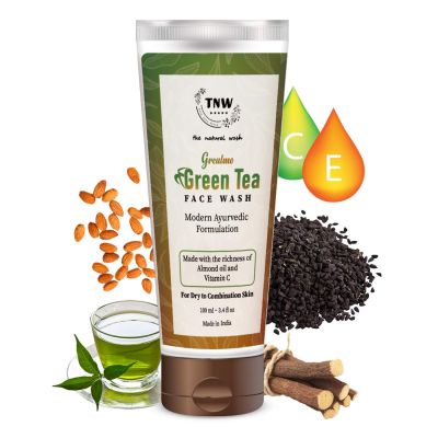 TNW - The Natural Wash: Green Tea Face Wash (Grealmo) For Dry To Combination Skin - 100ml