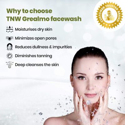 TNW - The Natural Wash: Green Tea Face Wash (Grealmo) For Dry To Combination Skin - 100ml