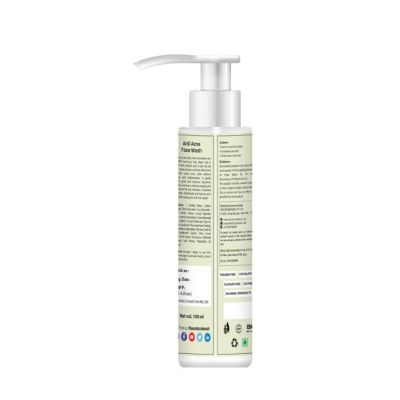 TNW - The Natural Wash: Anti-Acne Face Wash For Acne & Blemishes - 100ml