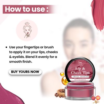 TNW - The Natural Wash: Lip & Cheek Tint - Crazy Coaster