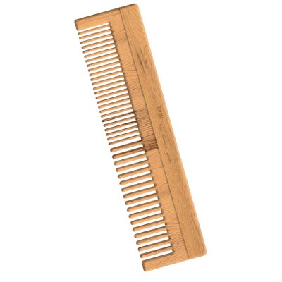 TNW - The Natural Wash: Neem Wood Comb (Anti-Dandruff & Anti-Hair Fall Comb) - With Dual Teeth