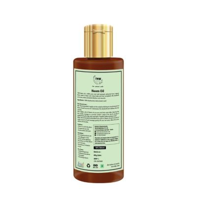 TNW - The Natural Wash: Neem Oil - Cold Pressed Oil For Skin & Hair (Pure & Natural) - 100ml