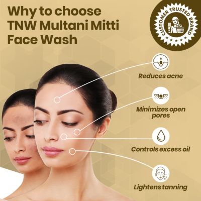 TNW - The Natural Wash: Multani Mitti Face Wash For Oily To Normal Skin - 100ml