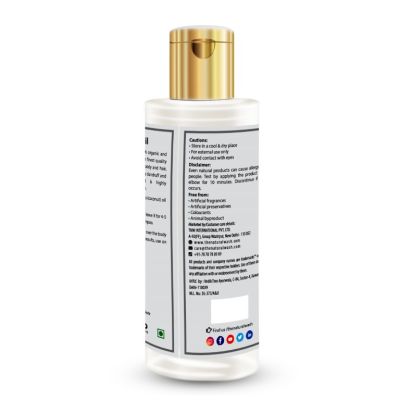 TNW - The Natural Wash: Pure Coconut Oil - Cold Pressed Oil For Skin & Hair -100ml