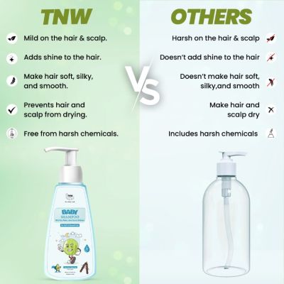 TNW - The Natural Wash: Baby Shampoo For Soft & Smooth Hair - 150ml