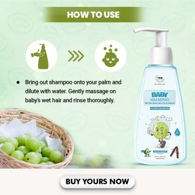 TNW - The Natural Wash: Baby Shampoo For Soft & Smooth Hair - 150ml