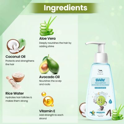 TNW - The Natural Wash: Baby Shampoo For Soft & Smooth Hair - 150ml