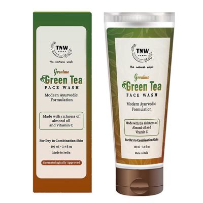 TNW - The Natural Wash: Green Tea Face Wash (Grealmo) For Dry To Combination Skin - 100ml