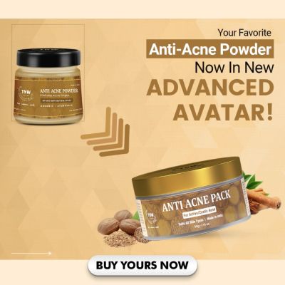 TNW - The Natural Wash: Anti Acne Pack For Active/Cystic Acne - 50gm
