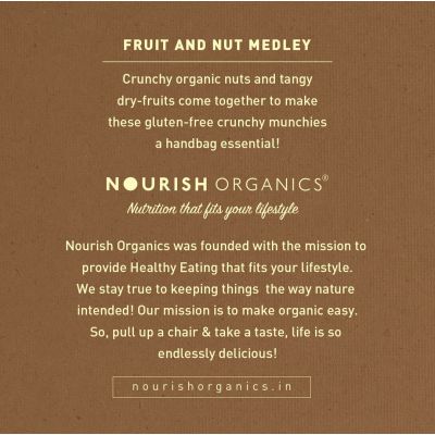 Nourish Organics: Fruit and Nut Medley - 140gm