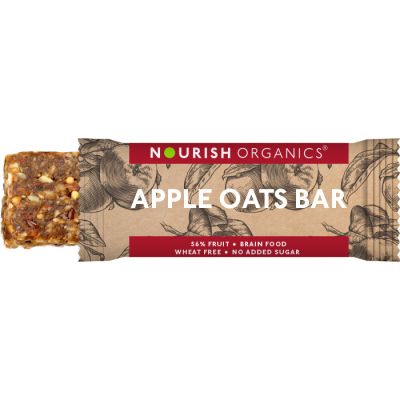 Nourish Organics: Apple Oats Bar - 180gm