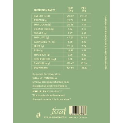 Nourish Organics: Mixed Nut Medley - 140gms