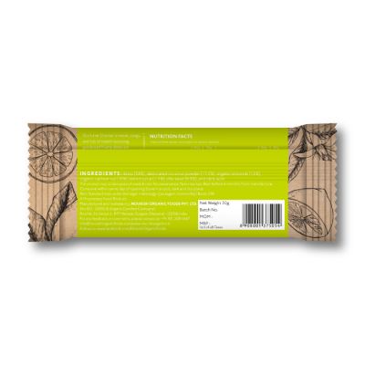 Nourish Organics: Lime Chia Bar - 180 gm