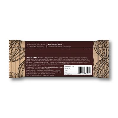 Nourish Organics: Choco Oats Bar - 180 gm