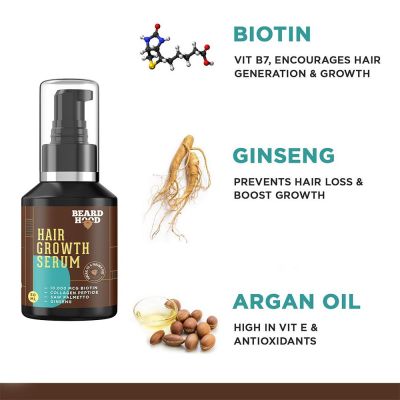 Beardhood: Beard and Hair Growth Serum - 50 g