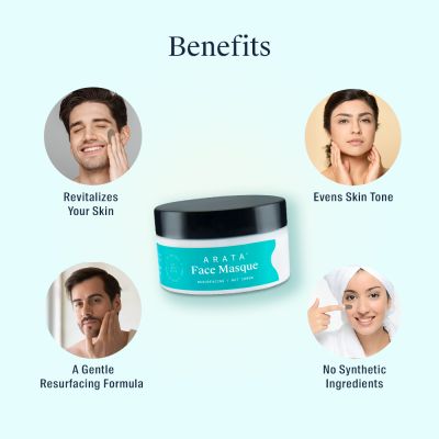 Arata: Natural Clay Face Masque - 100gm
