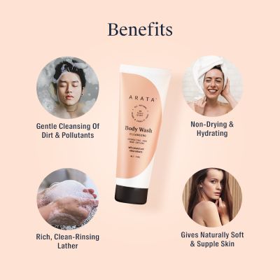 Arata: Hydrating Body Wash - 75 ml