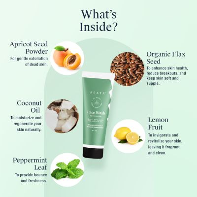 Arata: Refreshing Face Wash - 50ml