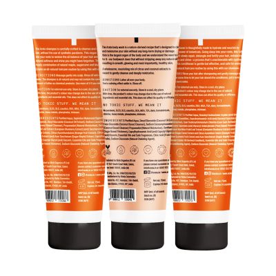 Arata: Natural Shower Power Set with Cleansing Shampoo, Body Wash & Hair Conditioner - 75 ml each