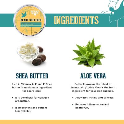 Beardhood: Beard Softener For Men - 50 g