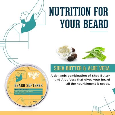 Beardhood: Beard Softener For Men - 50 g
