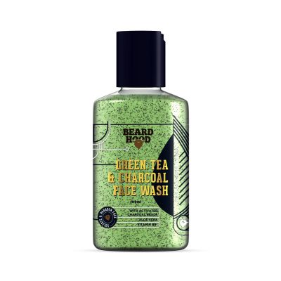 Beardhood: Green Tea & Charcoal Face Wash For Man - 100 ml