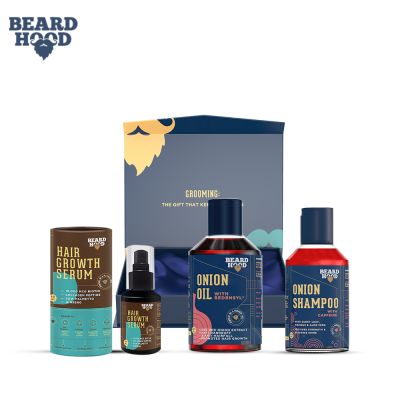 Beardhood: Tan Removal Scrub, Peel Off Mask, Vitamin C Serum - Pack of 3