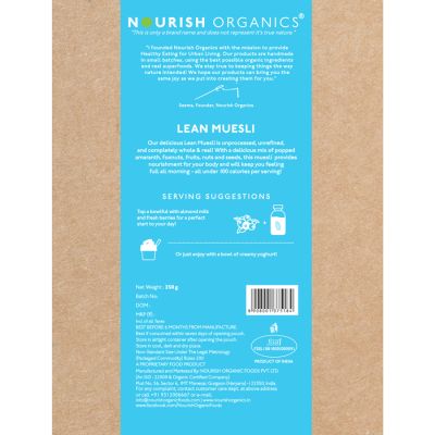Nourish Organics: Lean Muesli - 250 gm