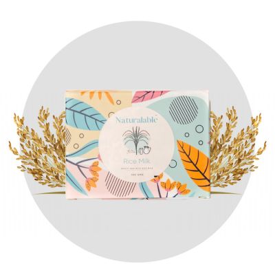 Naturalable: Rice Milk Soap - 100 gm