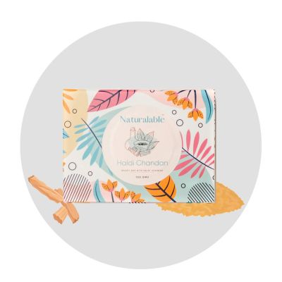 Naturalable: Haldi Chandan Soap - 100 gm