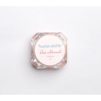 Naturalable: Rose Almond Lip Balm - 5 gm