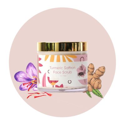 Naturalable: Turmeric Saffron Face Scrub - 100 gm