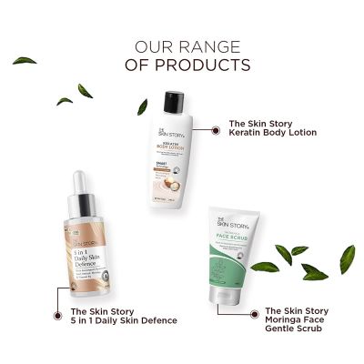 The Skin Story: Duo Value Pack (Sulfate Free Keratin Shampoo - 450ml + Keratin Conditioner - 250gm)