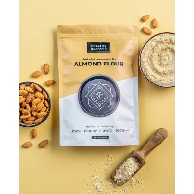 Healthy Because: Almond Flour (100% Almonds) - 500 Gm