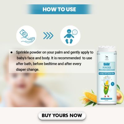 TNW - The Natural Wash: Baby Powder For Soft & Delicate Skin- 100gm