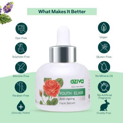 Oziva: Youth Elixir Anti-Ageing Serum - 30 ml
